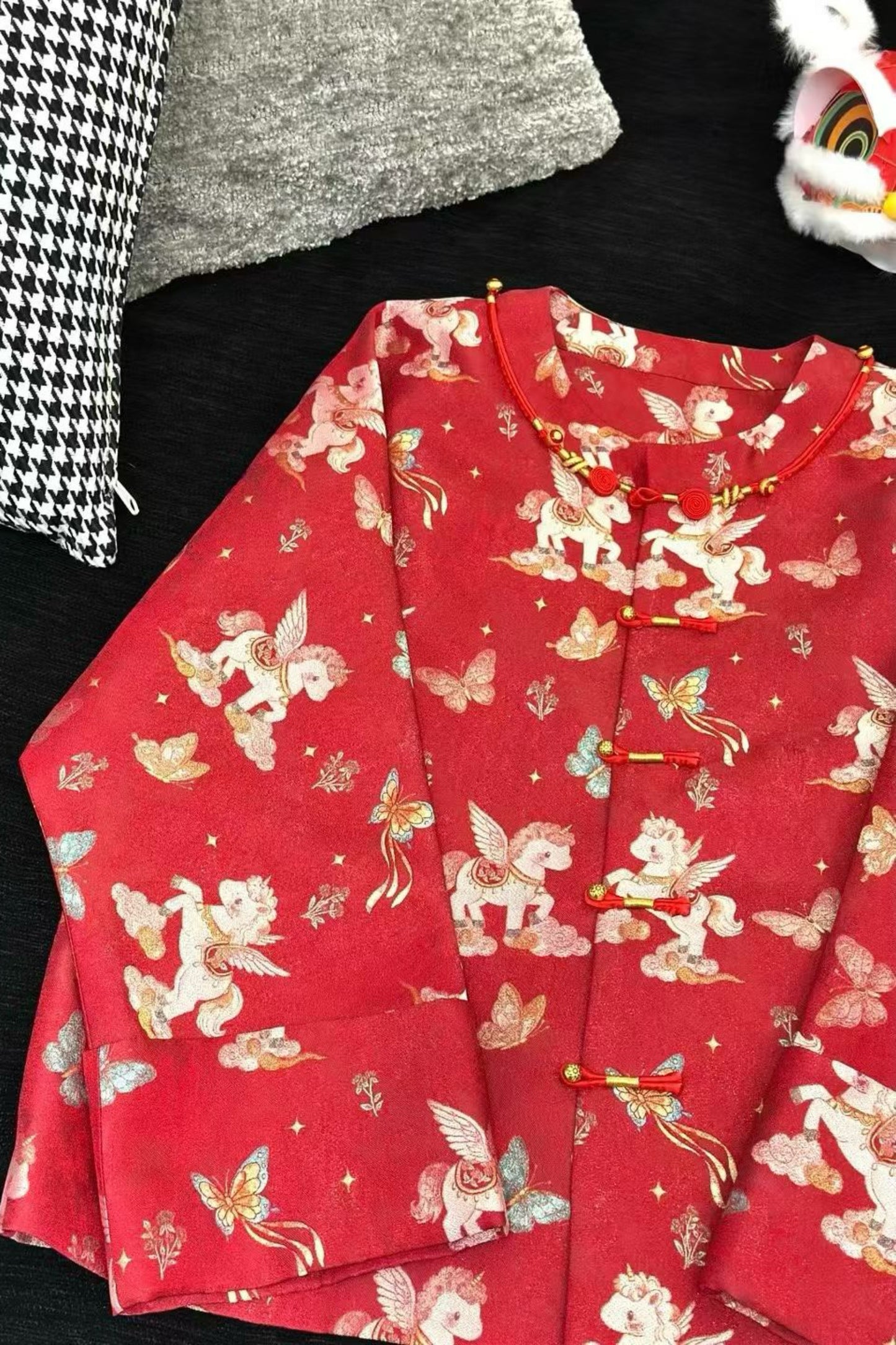 Master Zhang Guoquan Limited Edition Song Brocade Jacket – “Flying Horse Dream” Motif