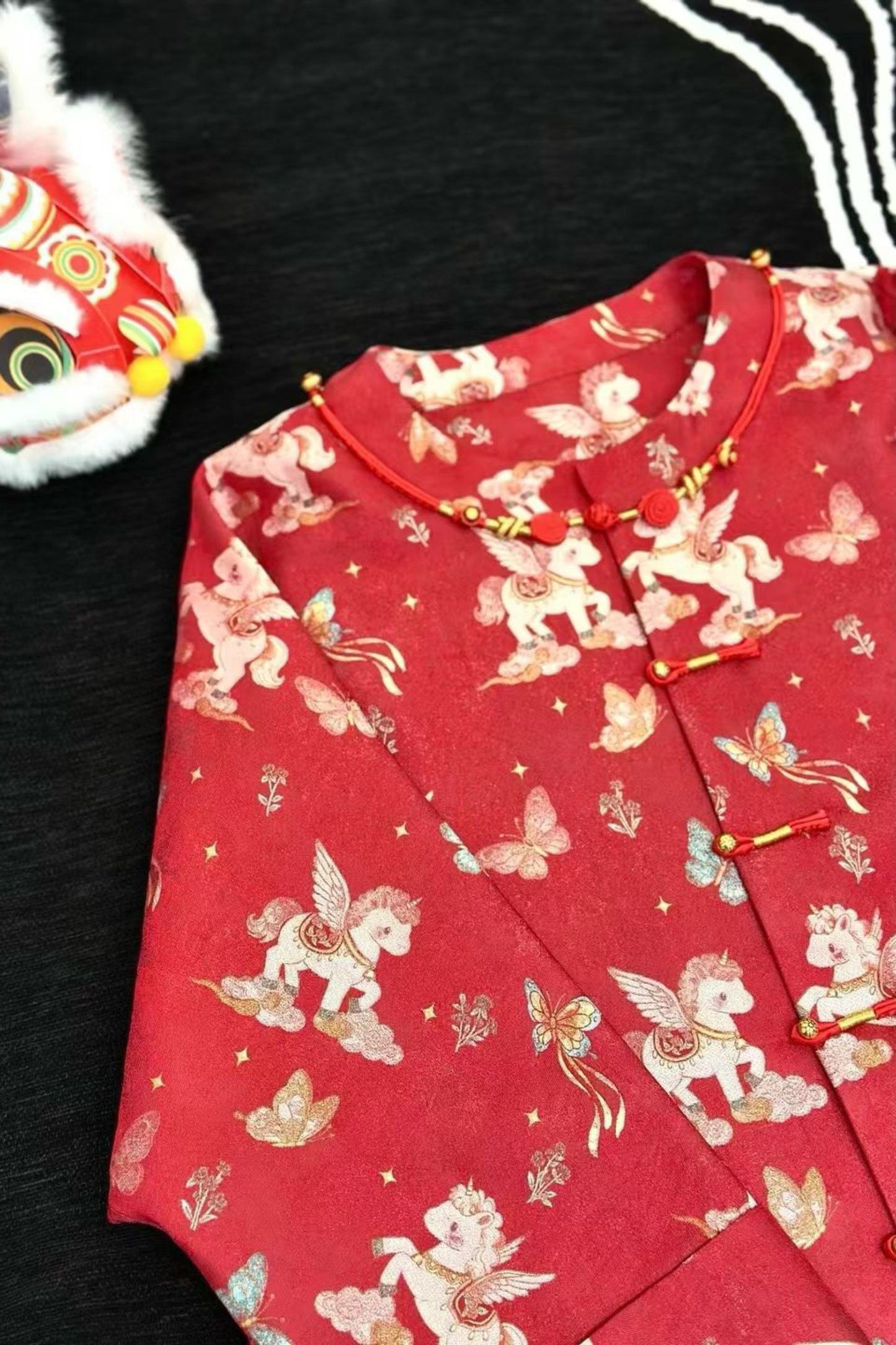 Master Zhang Guoquan Limited Edition Song Brocade Jacket – “Flying Horse Dream” Motif